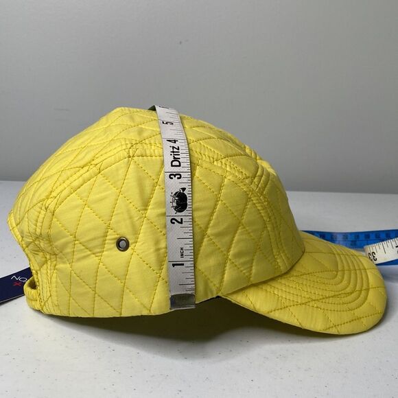Noah NYC Quilted Liberty Fabric Hemmingway Ball Cap Hat in Buttercup Size OS main image 6